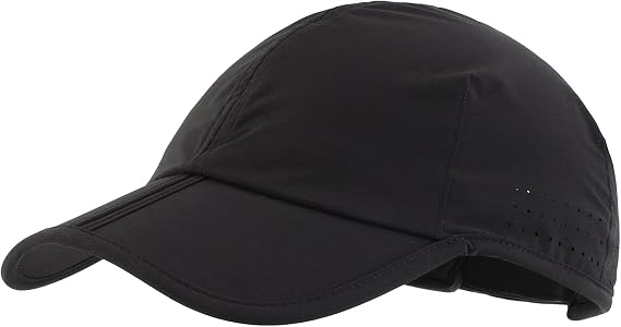 Foldable Performance Running Hat Adjustable Outdoor Sport Hat UPF 50+