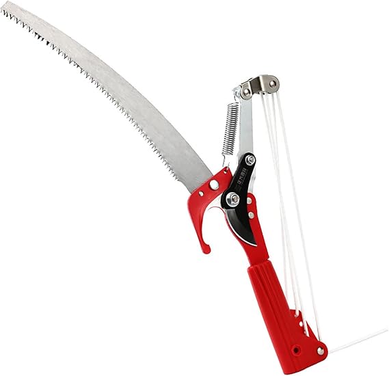 Extendable Pole Saws Tree Trimming,High-Altitude Branches Trimmer Pruning Shears Head,Fruit Picker Harvester Clipper for Tree Trimming/Pruning Branch