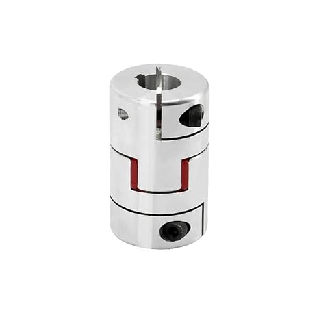 D30L35 Aluminium Plum Flexible Shaft Coupling Motor Connector CNC Flexible Coupler Inner Hole 5mm to 14mm Grooved elastic(6mm to 7mm)