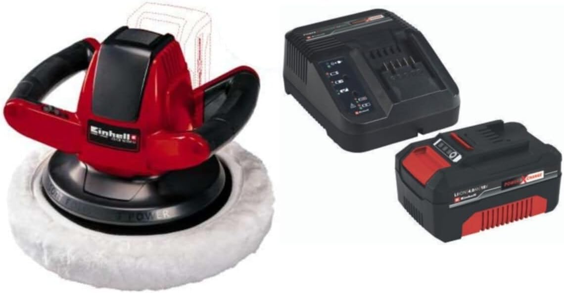 Einhell Ce-Cb 18/254 Li Akülü Polisaj Makinası 1X4.0Ah Starter Kit