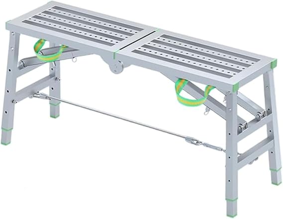 Scaffolding Station, Car Wash, Lightweight, Stepladder, Wide Steps for Tools, Folding, Reinforced Top Plate, Light Cars, High Wagon Cars, Minivans, Scaffolding Stools, Step Stools, Riding
