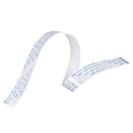 sourcing map FFC FPC Flat Flexible Cable, 28 Pin 0.5mm Pitch 300mm Long (A Type) for LCD 3D Printer Camera DVD TV Laptop Audio Pack of 5