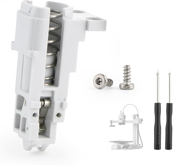 BambuLab A1/ A1 Mini 3Dプリンター押出機ユニット用フィラメントセンサーベース 固定ベース ネジ2本とドライバー2個付き、簡単取り付け