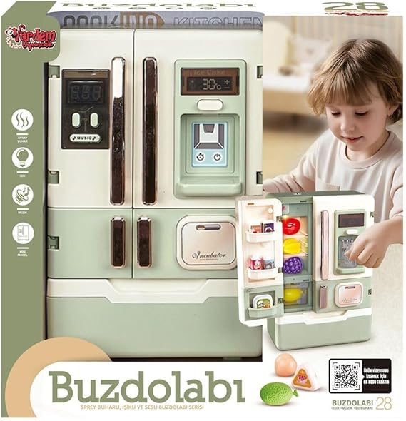Vitrin Dolusu VRD10650 IŞIKLI VE SESLİ AKSESUARLI BUZDOLABI