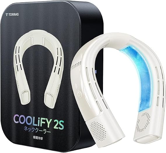 TORRAS COOLiFY 2S ネックエアコン アイボリーホワイト
