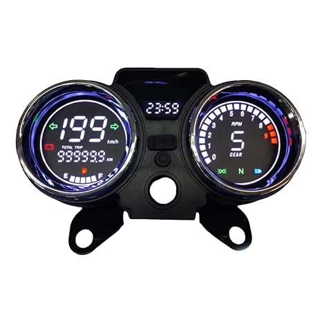 Multifunctional Clear Display Motorcycle Dashboard With Speedometer Gauge 12V Accurate Readings For RC250 150Gato 250cc Multifunctional Motorbike Meter