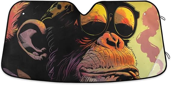Cool Gorilla car sunshades for Windshield Foldable heatshield windscreen para sol de auto size27.6x55in