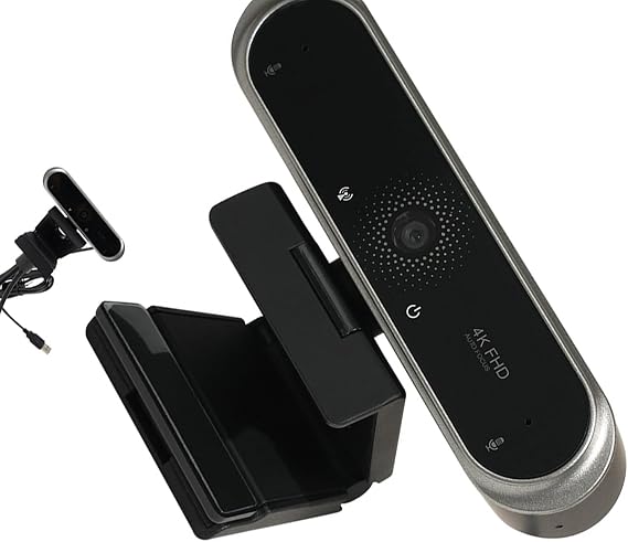 シームレスなリモートワークと E ラーニング用のキャンセリング マイク付き 360 度回転可能な USB カメラ ストリーミング Web カメラ