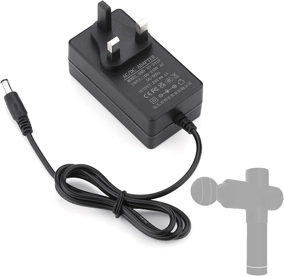 Upgrade Percussion Muscle Massager Charger - 24V 1A Massage Gun Charger