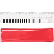 Concrete Crack Width Gauge with 31 Precision Measurements Metric Ruler in Mm for Indoor and Outdoor Use Construction Inspection