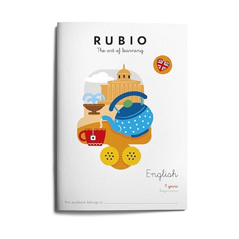 Rubio English 9 years beginners | Cuaderno de inglés con ejercicios para aprender y repasar inglés: 7