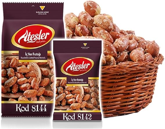 Ateşler Kuruyemiş Fıstık İçi Kavrulmuş 200 gr