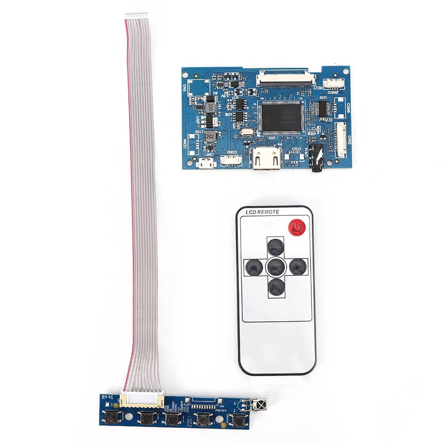 HDMI Controller Board Kit LCD Controller Board for 50-Pin 7-Inch Screen Compatible with Raspberry Pi Alternatives Universal Driver Board Electronic Components for Embedded Systems