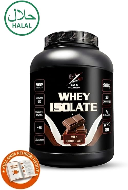 Whey Isolate Milk chocolate ! 900 gr 36 servis% 100 Protein tozu