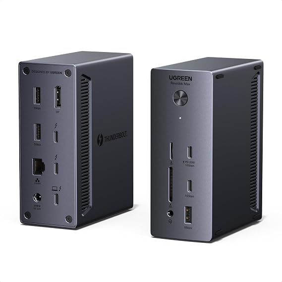 UGREEN Thunderbolt 4 Docking Station, 13-in-1, 40Gbps Max, TB4 Laptop Dock