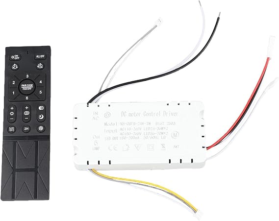 Wireless Ceiling Fan Remote Control Kit With 6 Control Lamp Remote Controller Transmitter And Receiver For Home Office Hotel