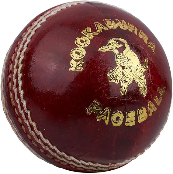 Kookaburra Paceball Cricket Ball, Red - Mens and Youths