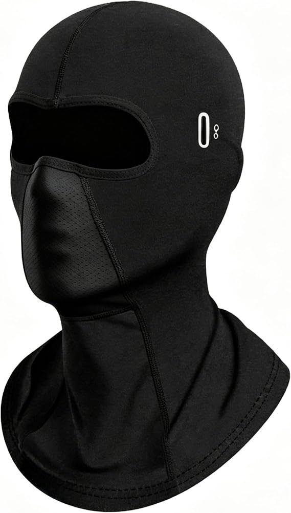 Motorbike Balaclava Motorcycle UV Protector | Ski Mask Balaclavas for Men, Windproof Unisex with Glasses Hole Cycling Balaclava for Skiing, Bicycle