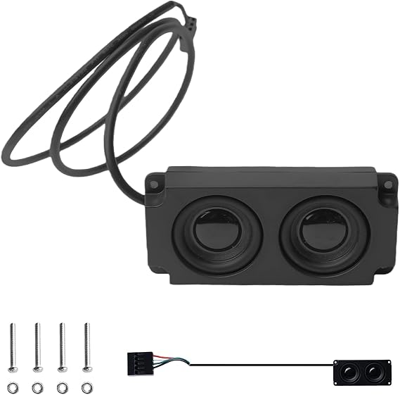 GBKDQQ 1 Pair Mini Computer Speakers, Motherboard Speakers, Internal, USB Powered 9 Pin 0.6 m / 1.9 ft, Stereo Hidden Type Small Boxes for PC, Laptop, Phone, Notebook