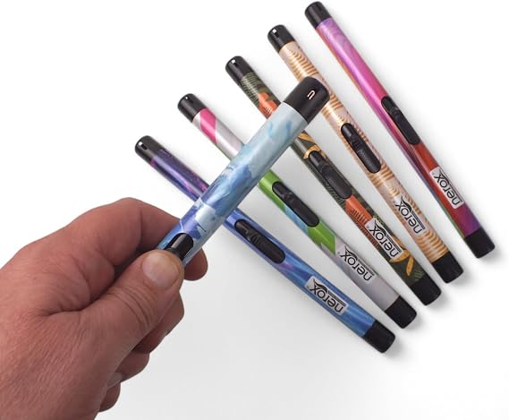 Deconox 2 Adet Mutfak Barbekü Şömine Mangal Soba Ocak Çakmağı Güvenlik Emniyetli 21.5cm (Metalik)