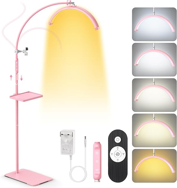Half Moon Light Professional: 18In Foldable Lash Light [Energy Class F]