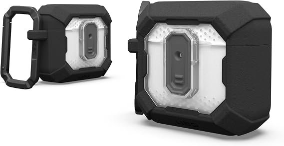 UAG Plasma for AirPods 5 Case 2026 w/Lock Lid & Carabiner, Black