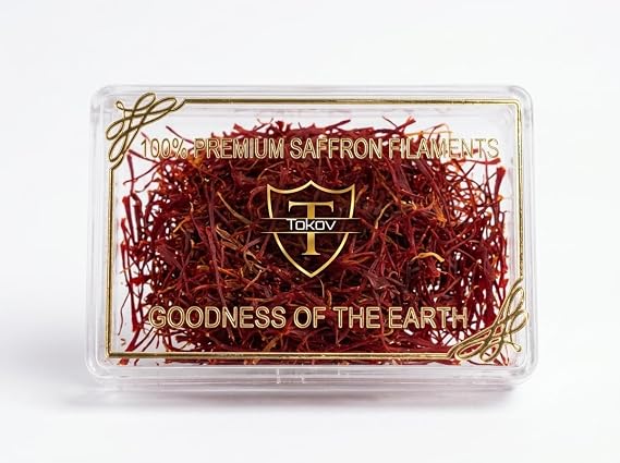 Premium Spanish Saffron 1 Gram – Pure Hand-Selected All-Red Threads – High Colouring Strength & Intense Aroma – Natural Grade Kesar for Tea, Rice, Paella, Biryani & Desserts