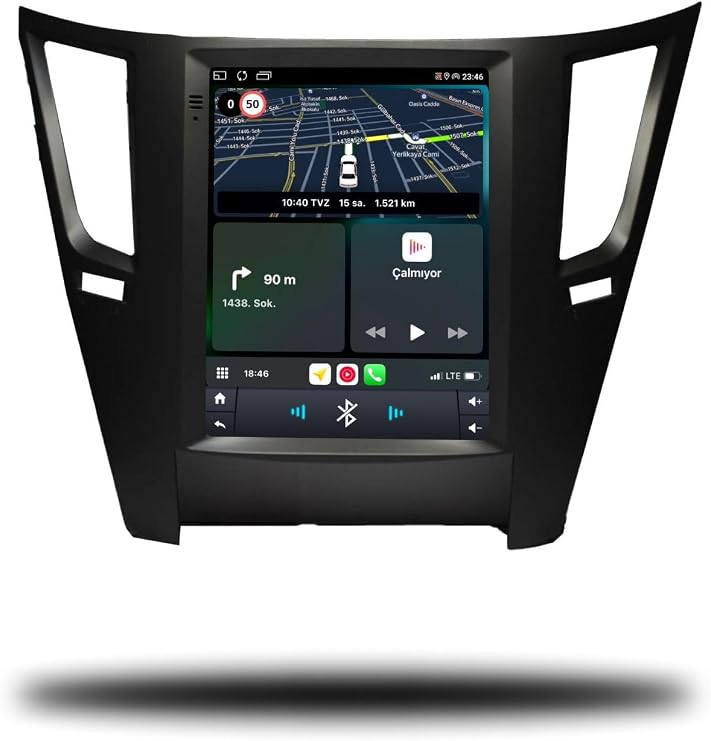 MarTechno Android Multimedya 6GB RAM 128GB Hafıza Subaru Legacy Tesla 2010-2014 ile uyumlu