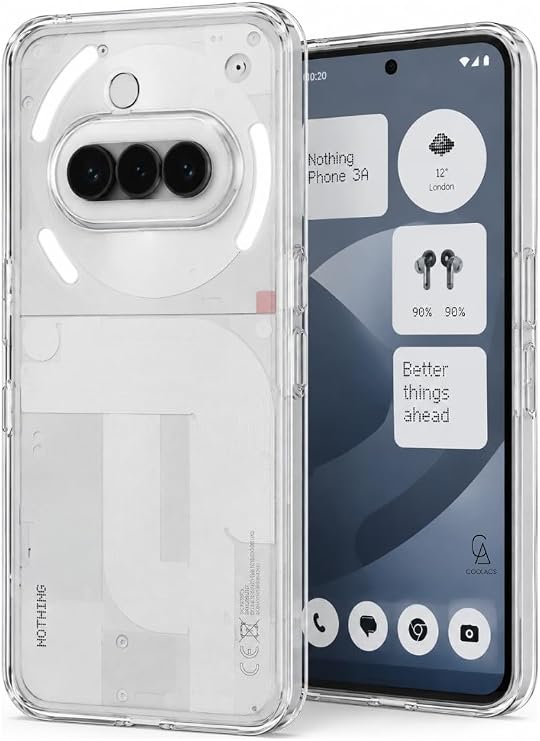 Nothing Phone 3A ile Uyumlu Kılıf Şeffaf Kamera Korumalı Esnek Silikon Telefon Kılıfı Kapak
