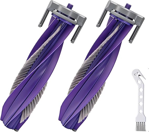 2 Pack Roller Brush for Narwal Freo Z10 / Z Ultra/Pro/X Plus/X Ultra, Zero-Tangling Self-Cleaning Replacement Parts Accessory Kit