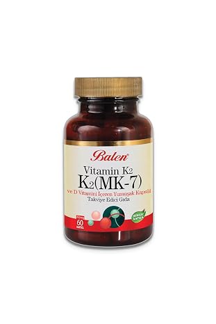 Balen K2 Mk7 Vitamin K2 Ve D Vitamini 450 Mg 60 Kapsül