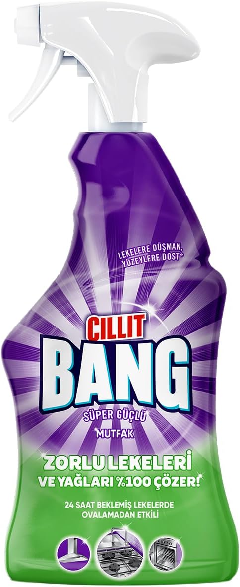 Cillit Bang Mutfak Yağ ve Kireç Çözücü Sprey 750 ml