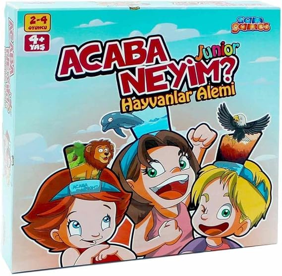 1 Acaba Neyim? Jr. Hayvanlar Alemi, renkli