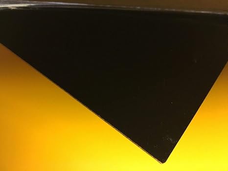 Formica Type Plastic Laminate Black Gloss 60CM X 30CM