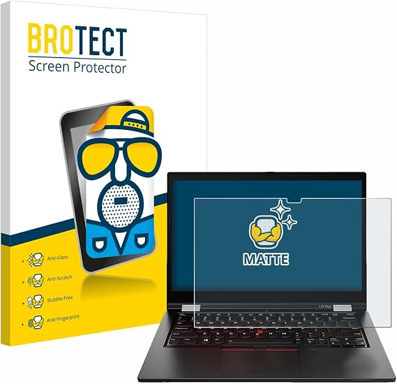 BROTECT Anti-Glare Screen Protector for Lenovo ThinkPad L13 Yoga Gen 2 Matte Anti-fingerprint Film