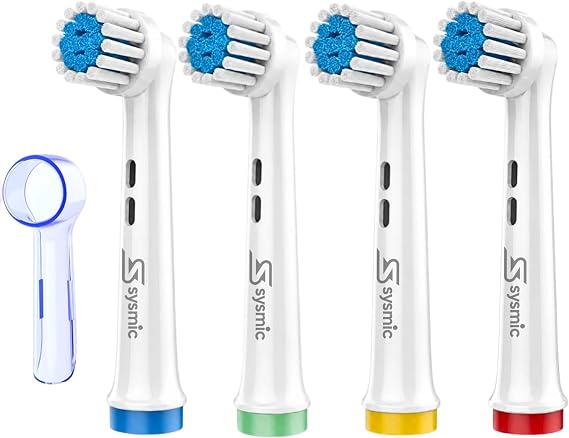 Oral B Compatible Replacement Electric Toothbrush Heads Soft, 4 Pack
