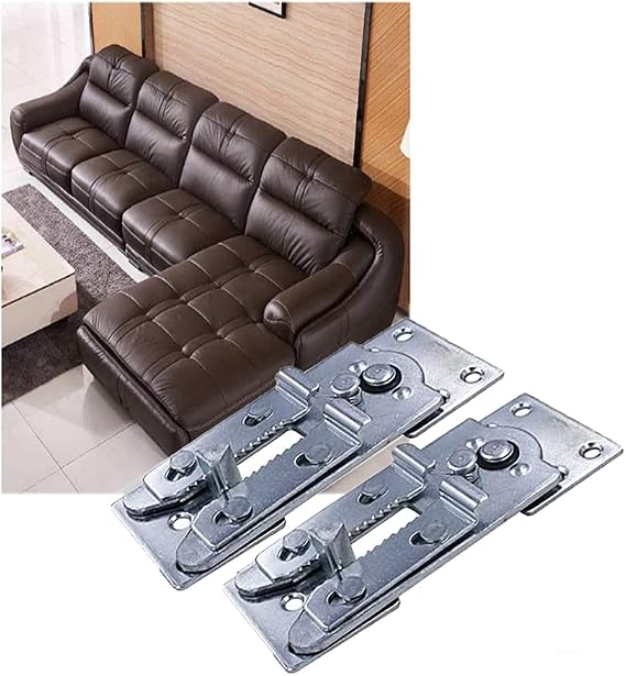 AWEN+ 2 Pack Sofa Connector Sectional Couch Connector Screws, Sectional Couch Sofa Replacement Parts Furniture