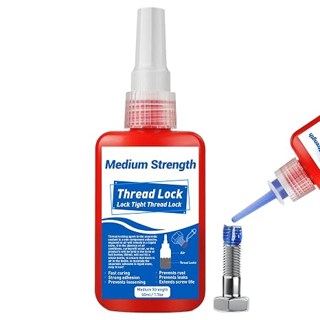 Thread Lock, 50ml Locktight Threadlock, Medium Strength Thread Lock Blue