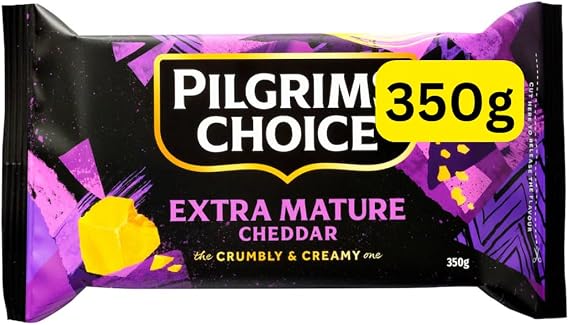 Extra Mature Cheddar Cheese Pilgrim Choices (350g)