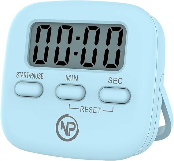 NPO NPT05M Kitchen, Lesson, 99:59min Digital Alarm Stopwatch for Food, Pomodoro Student Motivation Clock
