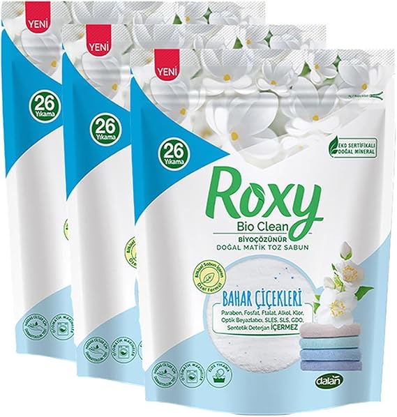 Dalan Roxy Matik Granül Sabun Bahar Çiçekleri 800 gr x 3 Adet