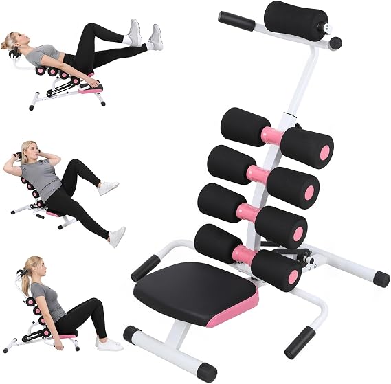 Mini Inversion Table for Back Pain, 350lbs Heavy Duty Back Decompression Device with Adjustable Support, Foldable Lumbar Stretcher for Home and Gym Use