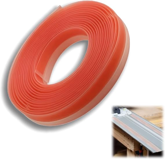 Self-Adhesive Splinter Guard for Track Saw Guide Rails,Anti-Splinter Edge Protection Strip Compatible with SP5000,FS/2 FSK,Woodworking protectionting Accessory,Compatible with Festool Replacement