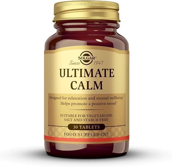 Solgar Ultimate Calm | With Ashwagandha and Saffron | 30 Tablets