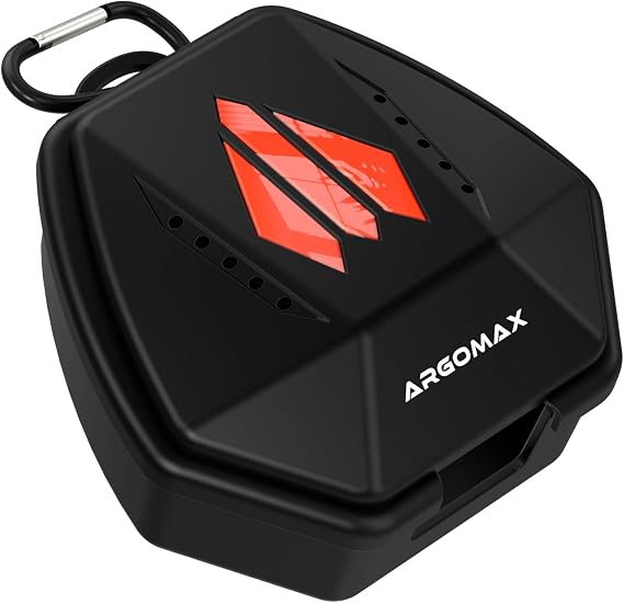 Argomax スポーツリップガードケース クリップ付き リッププロテクション付きマウスガードに特化した収納力 ラクロス&フットボールリップガードの様々なブランドに対応