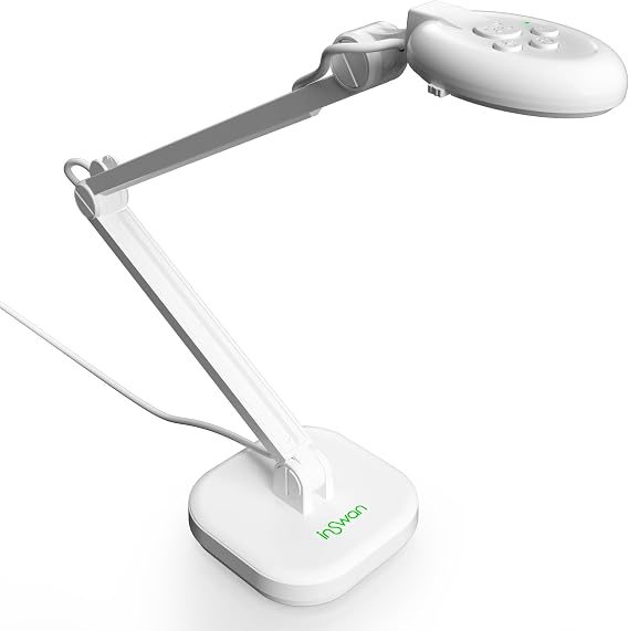 INSWAN INS-2 UHD 4K 13 MP Dokumentenkamera LED Mikrofon A3-Erfassung