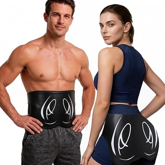 EMS Muscle Stimulator,Abs Trainer,EMS butt trainer,Abdominal Trainer with 8 Modes 19 Levels for Shaping,Ab Trainer Belt for men and women,ABS Stimulator with Extra Extension Strap