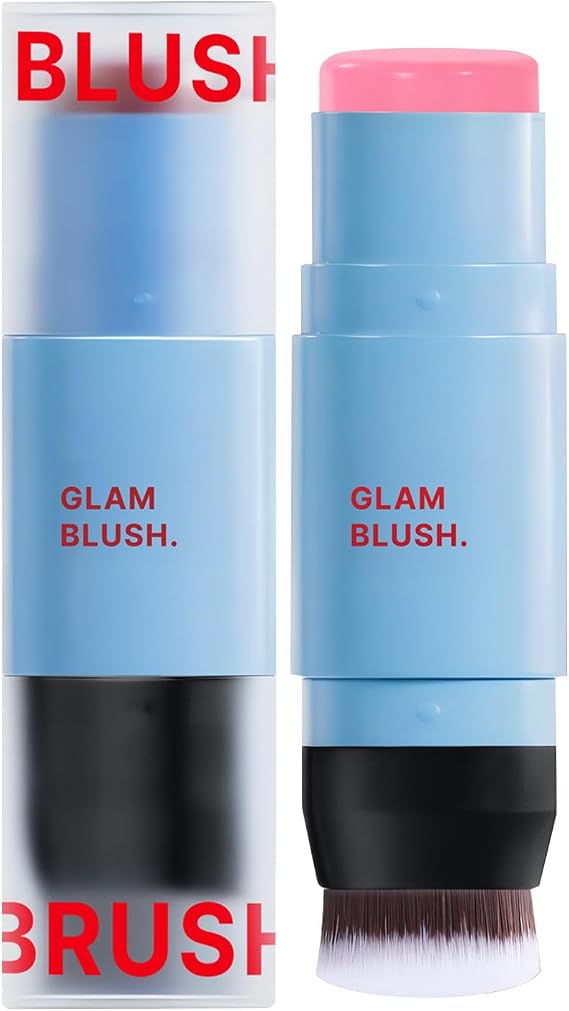 Cream Blush Stick Double-Ended Moisturizing Long-Wearing Makeup