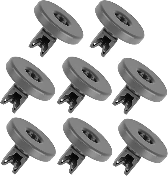 8X Universal Dishwasher Lower Basket Wheels