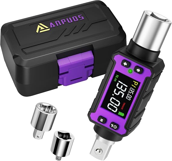 ANPUDS Digital Torque Adaptor 1/2 Inch 2-135 Nm Torque Adapter